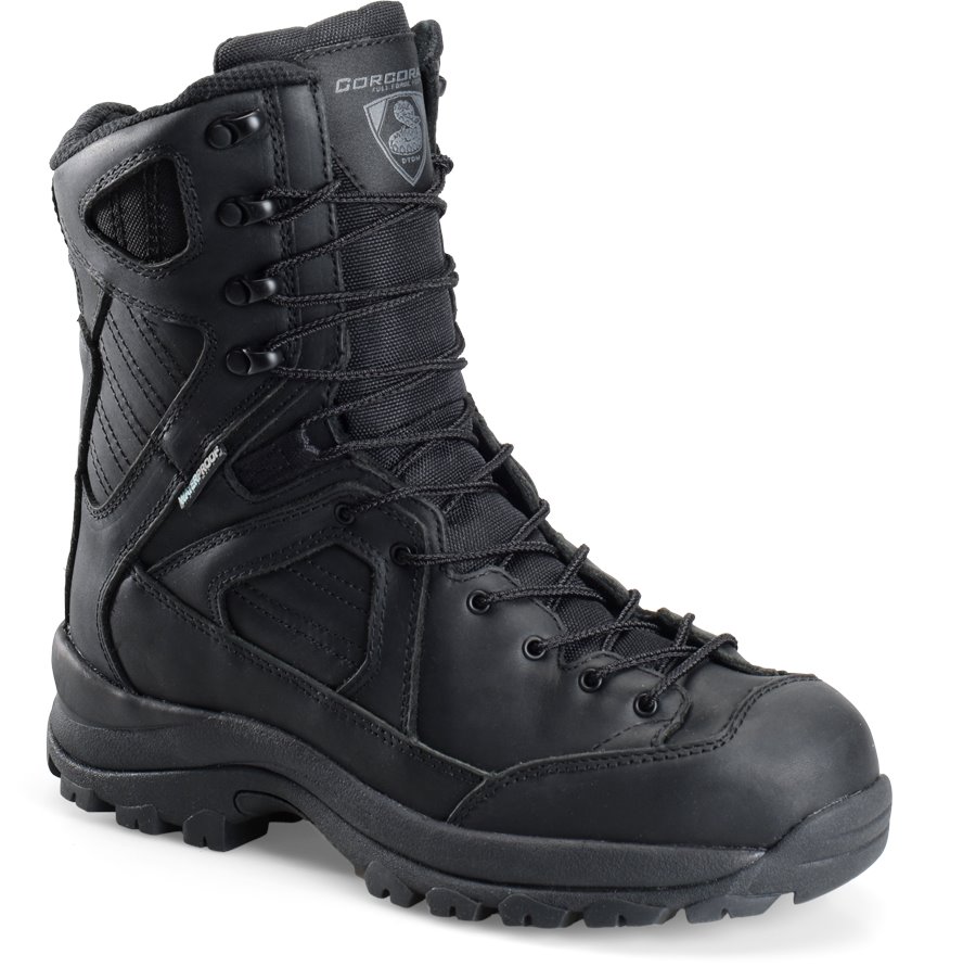 Corcoran 8 Inch Lace To Toe Hiker : Black - Mens