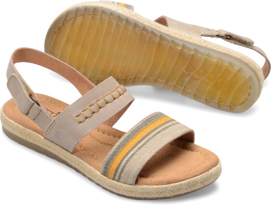 Born Vigan : Light Grey Striped Combo - Womens