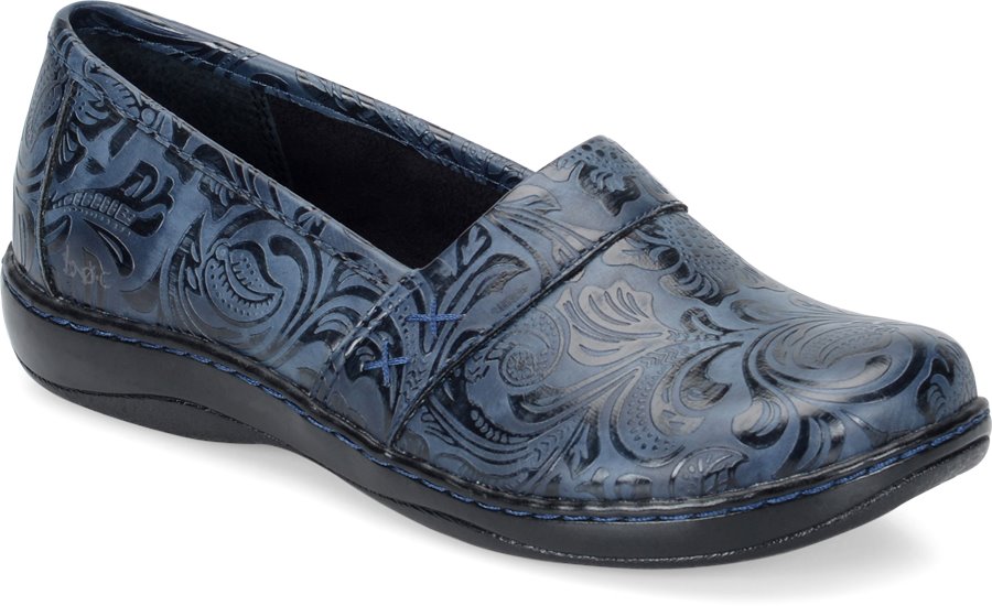 BOC Howell in Navy Tooled - BOC Womens Casual on Shoeline.com