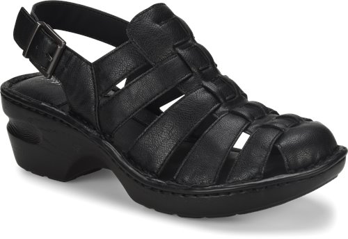 boc black sandals