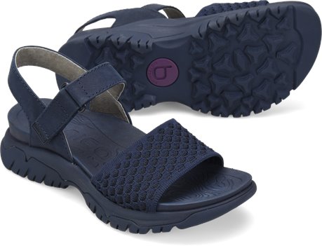Rundt om Arab Afbestille Bionica Nacola in Navy - Bionica Womens Sandals on Shoeline.com