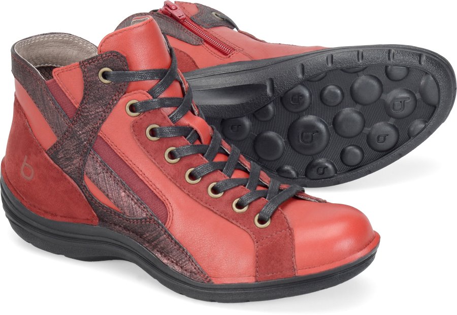 Bionica Shoes - Bionica Orbit Women's Shoes in Fire Red color. - #bionicashoes #redshoes