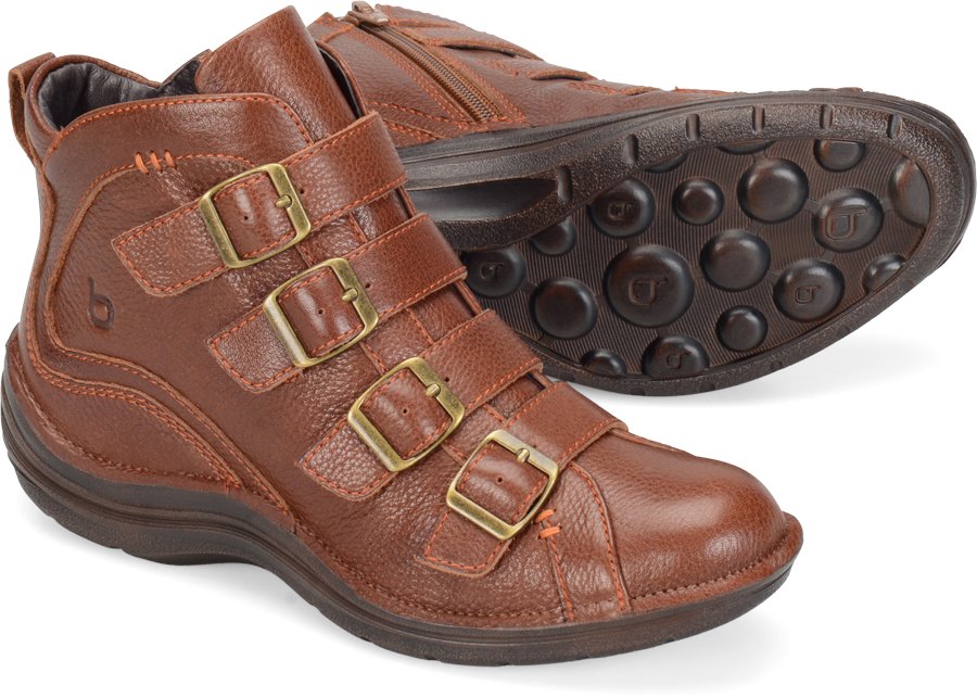 Bionica Shoes - Bionica Orion Women's Shoes in Sturdy Brown color. - #bionicashoes #brownshoes