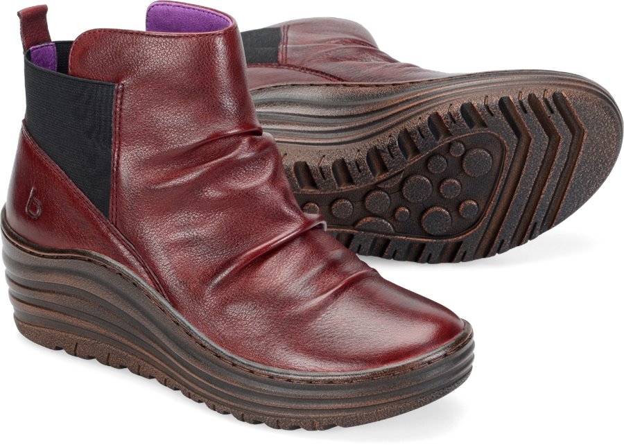 Bionica Shoes - Bionica Gilford Women's Shoes in Russet Red color. - #bionicashoes #redshoes