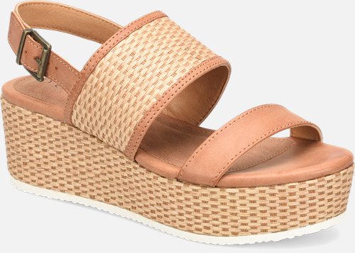 Aisley in Tan with Natural Raffia