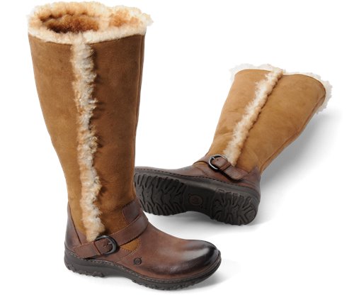 Born Helga in Canoe Shearling Lined - Born Womens Boots on Bornshoes.com