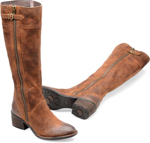 born poly wide calf boots