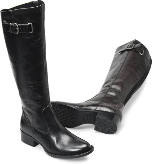 born cort leather knee high boot