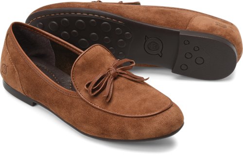 born suede loafers