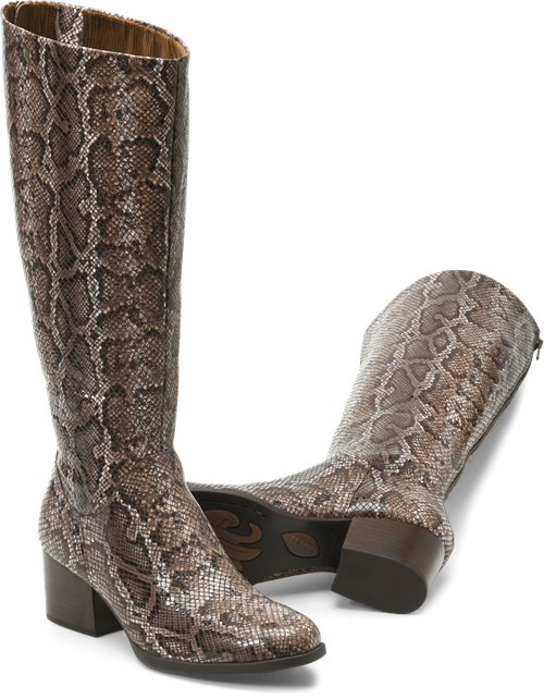 snake print womens boots
