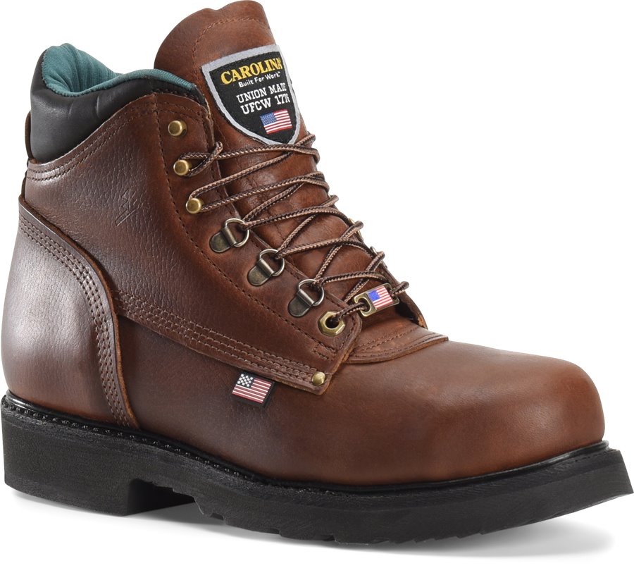 b width steel toe work boots