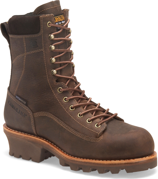 Men''s 8 Inch Waterproof Insulated Lace-to-Toe Logger. This rugged logging boot has an aggressive Vibram rubber outsole for dependable traction. Inside, your foot will stay dry due to a 100 percent waterproof membrane.   Cork Harness Leather Upper  Waterproof SCUBALINER  Taibrelle Lined  600 Grams of Thinsulate Insulation  Removable AG7 Polyurethane Footbed  Removable Kiltie  Electrical Hazard Rated  Triple-Rib Steel Shank  Leather Welt Construction  Vibram One-Piece Rubber Outsole  Composite Toe Version: CA7521