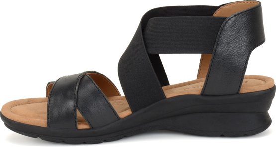 Comfortiva Keagan in Black - Comfortiva Womens Sandals on Shoeline.com