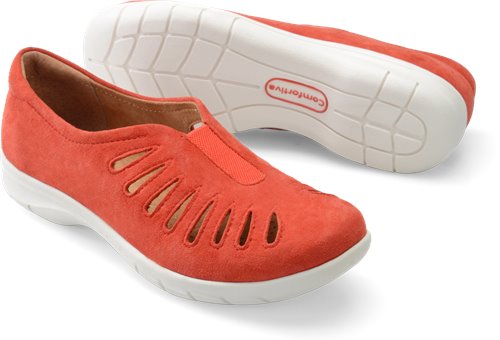 Coral Suede Comfortiva Tinsley