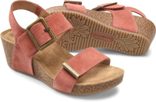 Coral Suede Comfortiva Emberly