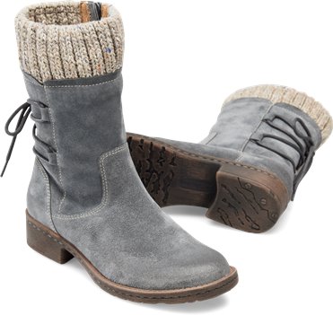 Comfortiva Salem in Denim Suede - Comfortiva Womens Boots on Shoeline.com