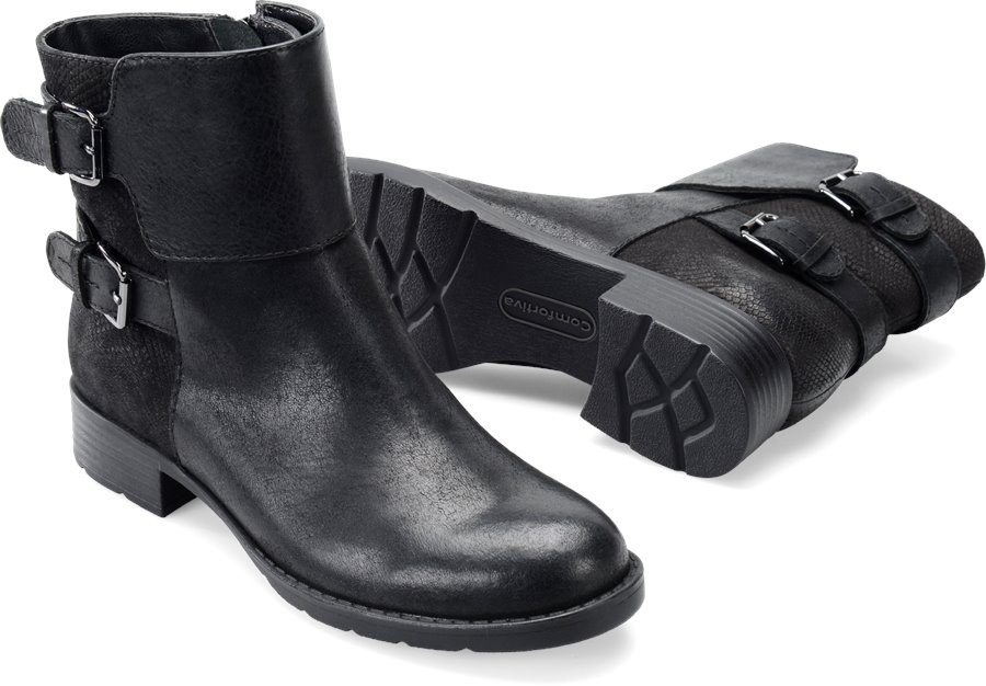 Comfortiva Shoes - Comfortiva Vardel Women's Shoes in Black color. - #comfortivashoes #blackshoes
