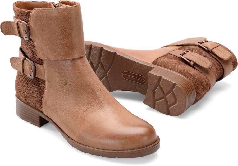 Comfortiva Shoes - Comfortiva Vardel Women's Shoes in Whiskey/Cocoa color. - #comfortivashoes #whiskeyshoes