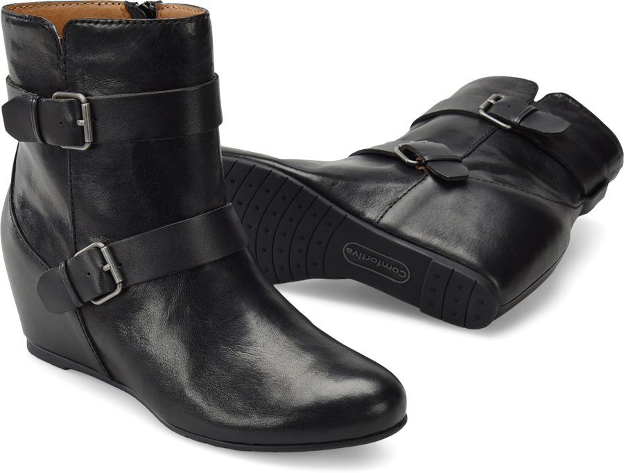Comfortiva Shoes - Comfortiva Ramika Women's Shoes in Black color. - #comfortivashoes #blackshoes