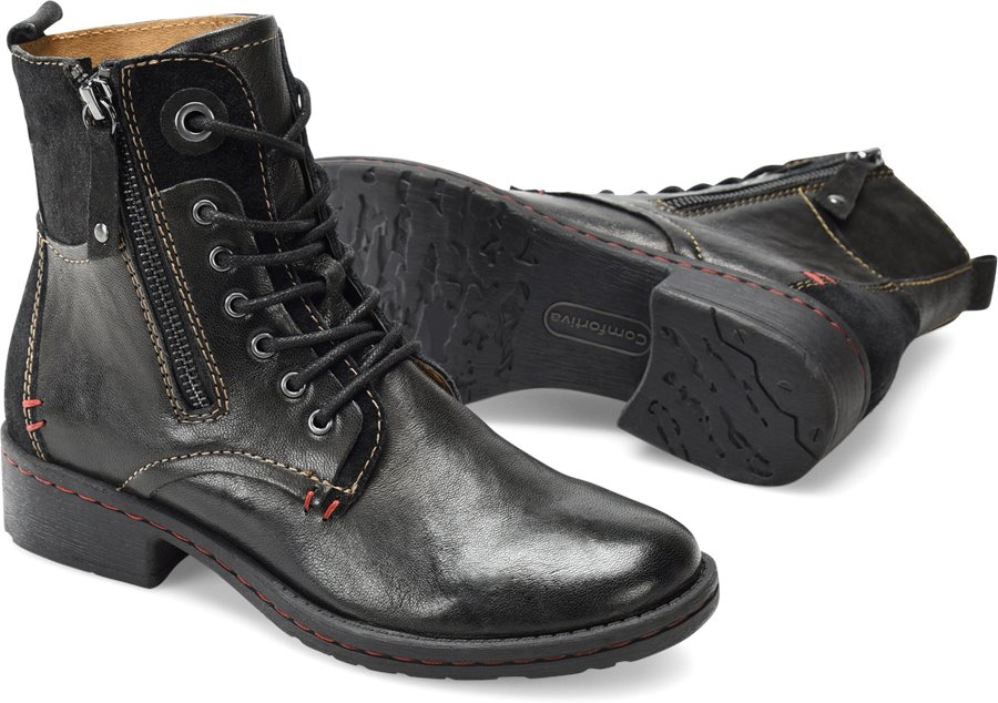 Comfortiva Shoes - Comfortiva Sarango Women's Shoes in Black color. - #comfortivashoes #blackshoes