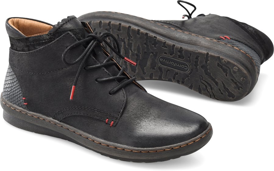 Comfortiva Shoes - Comfortiva Cascade Women's Shoes in Black color. - #comfortivashoes #blackshoes