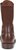 Back view of Corcoran Mens 10 In Brown Jump Boot