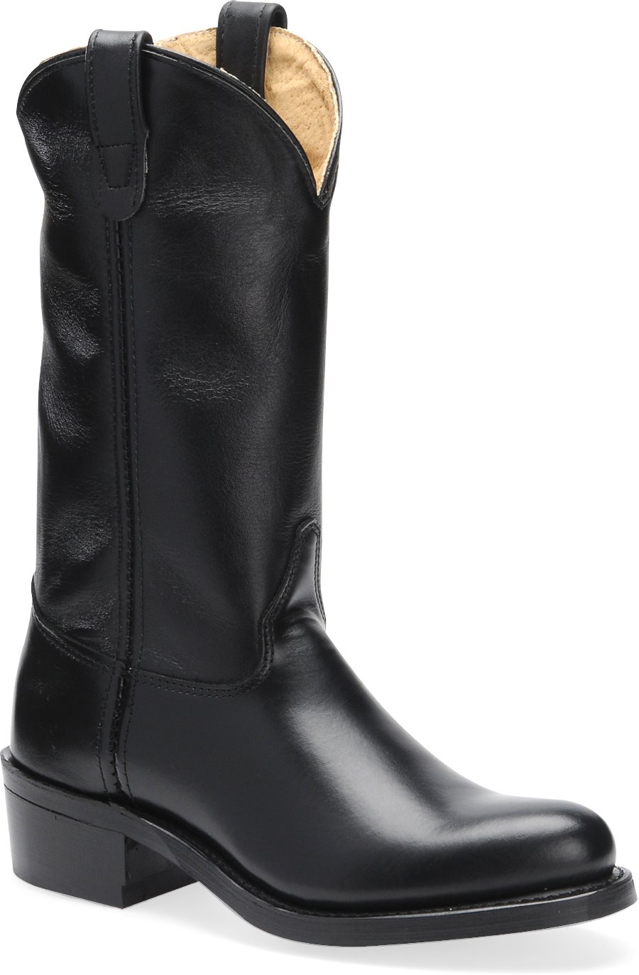 Double H Boot 12 Inch Work Western in Smooth Black Uniform - Double H ...