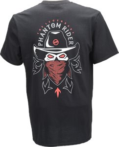 Phantom Rider T-Shirt in BLACK