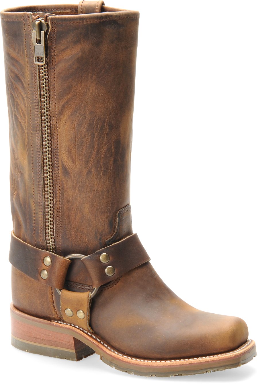 double h zipper boots