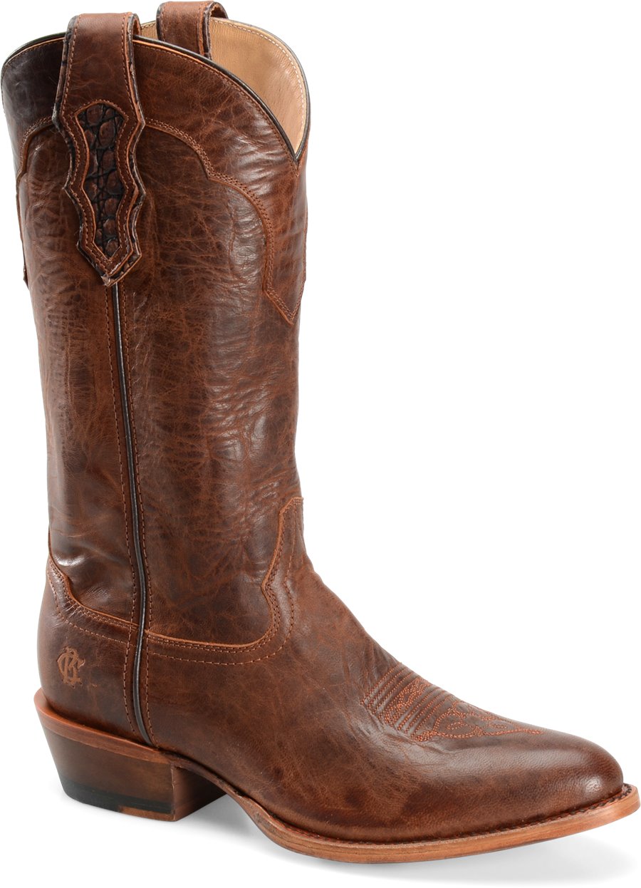 Double H Boot 13 Inch Cattle Baron R Toe in Brown - Double H Boot Mens ...