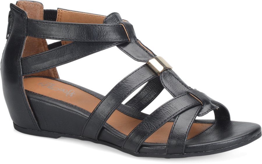 eurosoft black sandals