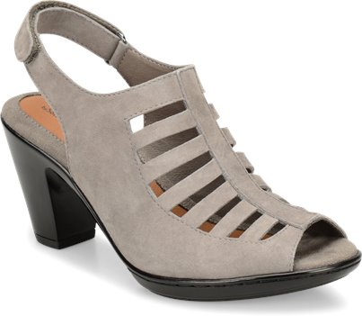 EuroSoft Vesta in Grey Suede - EuroSoft Womens Sandals on Shoeline.com