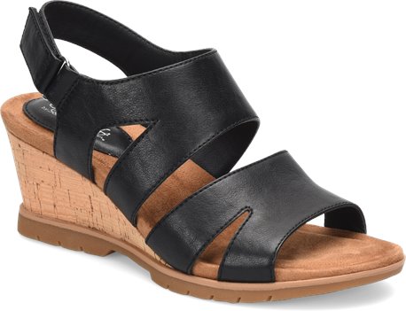 eurosoft black sandals