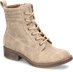 Select color stone taupe suede