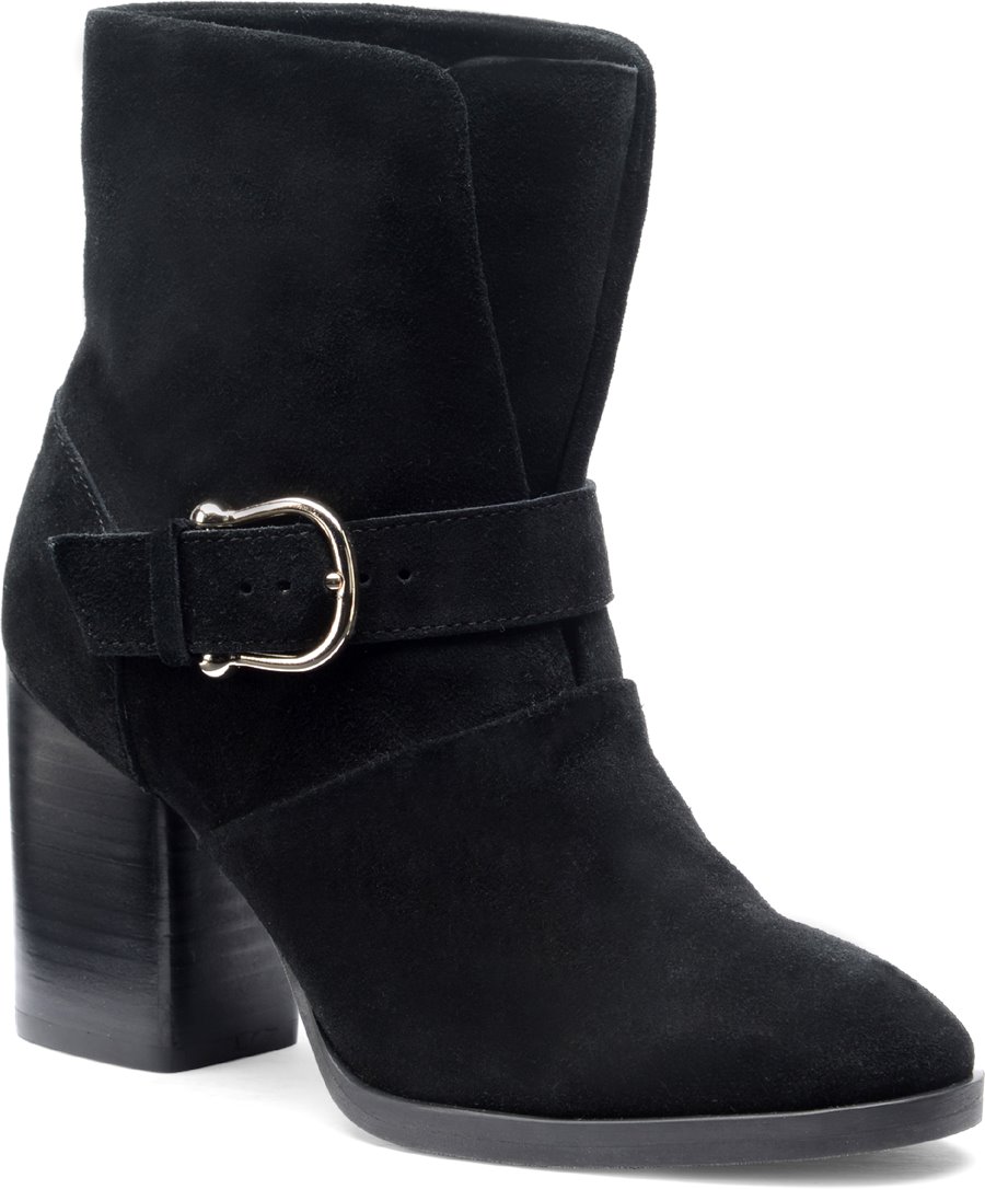 Isola Shoes - Isola Lavoy Women's Shoes in Black Suede color. - #isolashoes #blackshoes