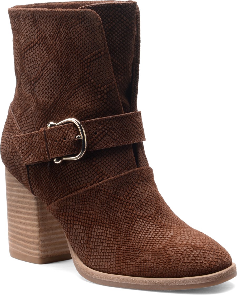 Isola Shoes - Isola Lavoy Women's Shoes in Cocoa Suede color. - #isolashoes #cocoashoes