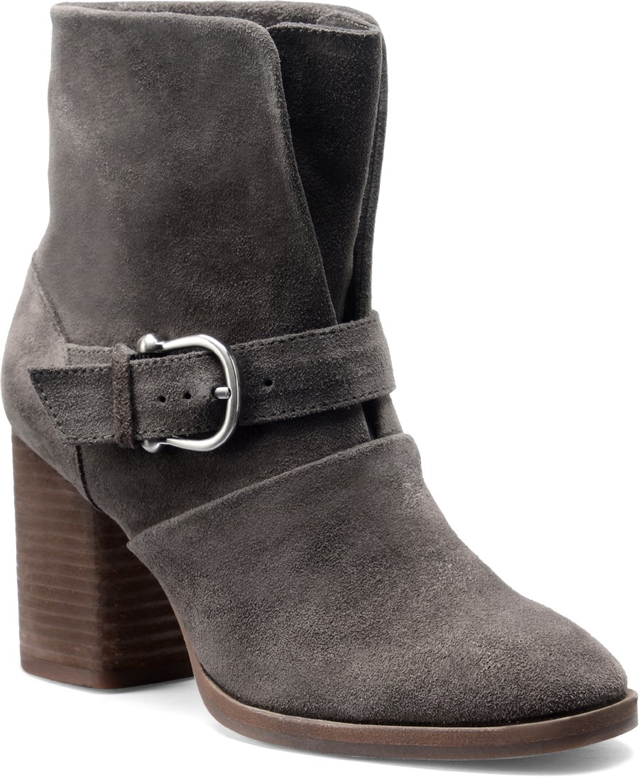 Isola Shoes - Isola Lavoy Women's Shoes in Steel Gray Suede color. - #isolashoes #grayshoes