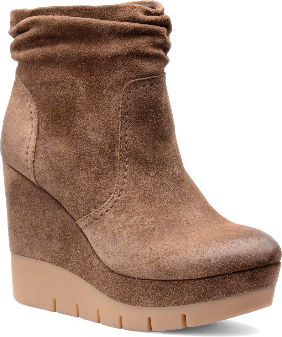 Isola Shoes - Isola Jadyn Women's Shoes in Havana Brown Suede color. - #isolashoes #brownshoes