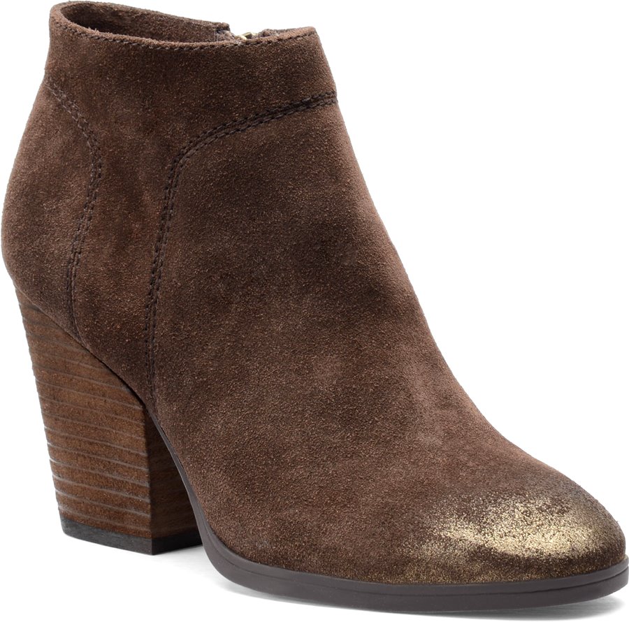 Isola Shoes - Isola Leandra Women's Shoes in Coffee Suede color. - #isolashoes #coffeeshoes