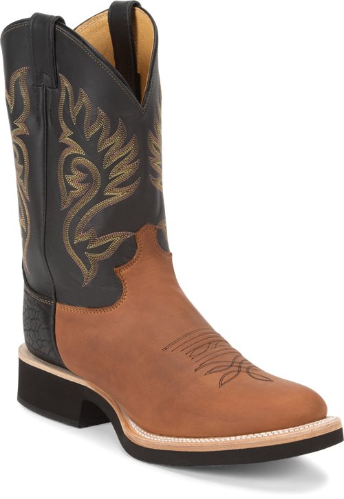 Justin Boot Paluxy in Medium Brown - Justin Boot Mens Western on ...