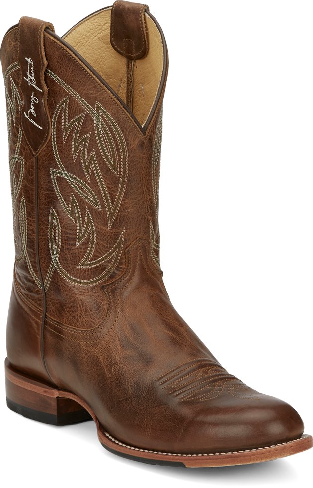 Justin Boot Mens Western on Shoeline 