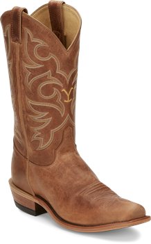 Justin Boot Dutton in Brown - Justin Boot Mens Western on Shoeline.com