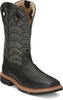 justin derrickman croc print black