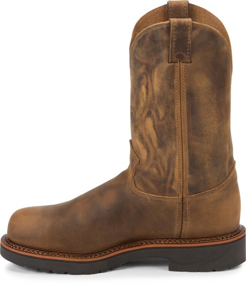 Justin Boots Blueprint Steel Toe Tan Gaucho 4441