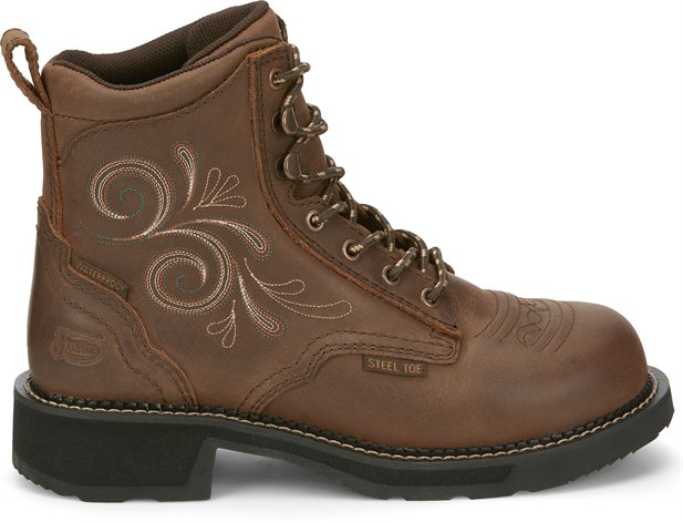 women's justin gypsy steel toe boots