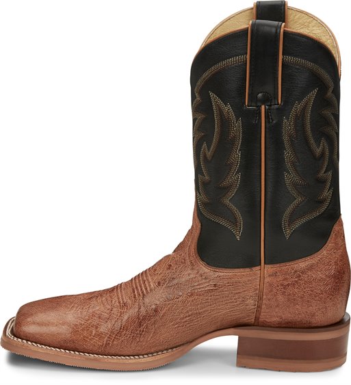 smooth ostrich boots