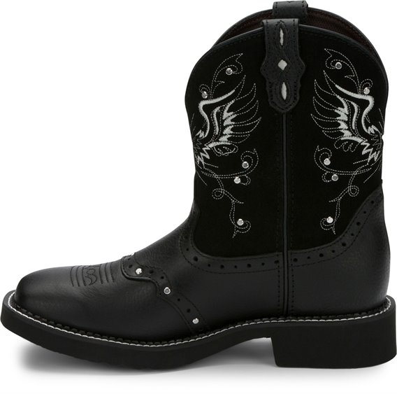 black justin boots