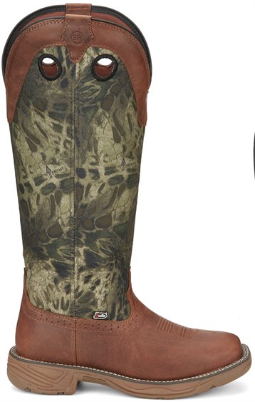 justin waterproof snake boots