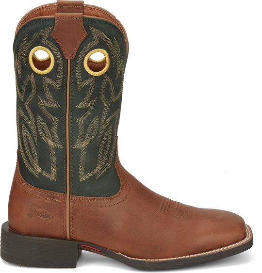 justin boots blue