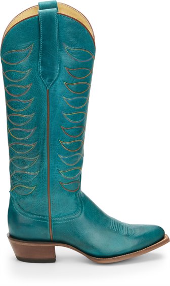 justin boots turquoise